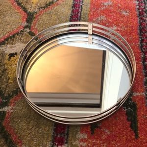 Mirrored Vanity Tray